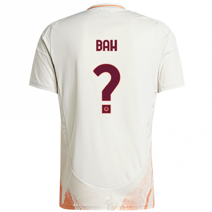 Niño Fútbol Camiseta Muhammed Bah #0 Crema Blanco Naranja 2ª Equipación 2024/25 Argentina