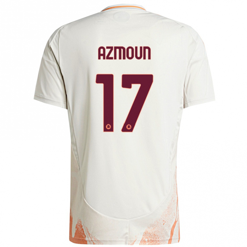 Niño Fútbol Camiseta Sardar Azmoun #17 Crema Blanco Naranja 2ª Equipación 2024/25 Argentina