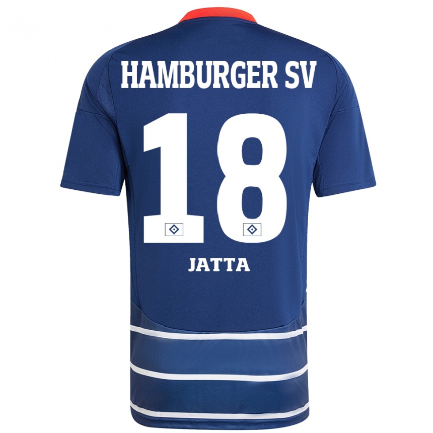 Niño Fútbol Camiseta Bakery Jatta #18 Azul Oscuro 2ª Equipación 2024/25 Argentina