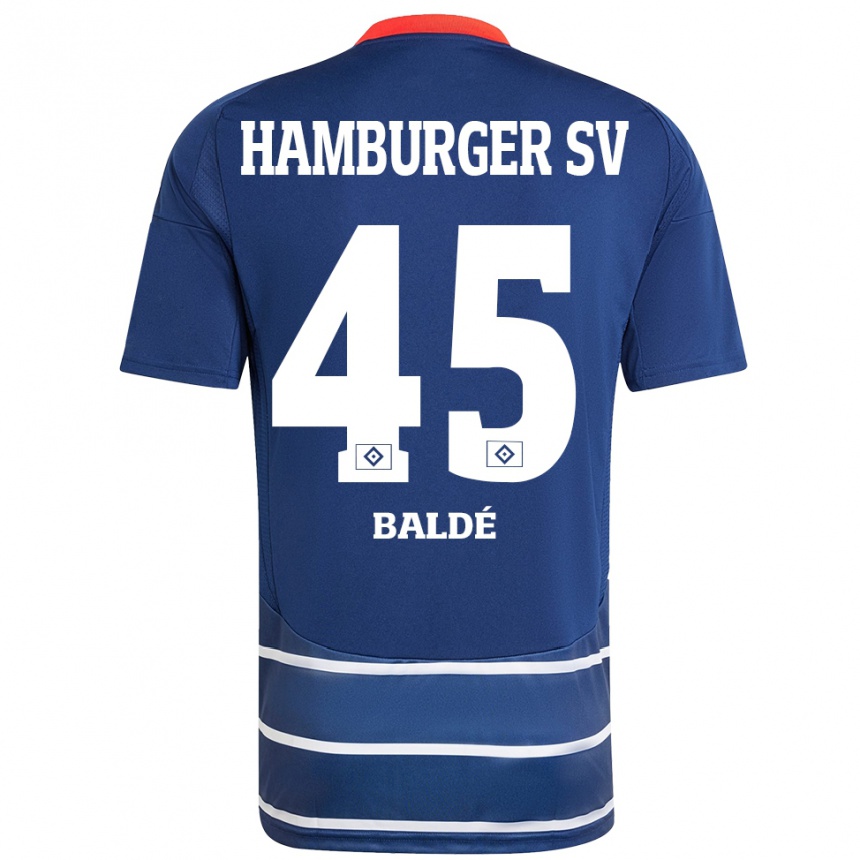 Niño Fútbol Camiseta Fabio Baldé #45 Azul Oscuro 2ª Equipación 2024/25 Argentina