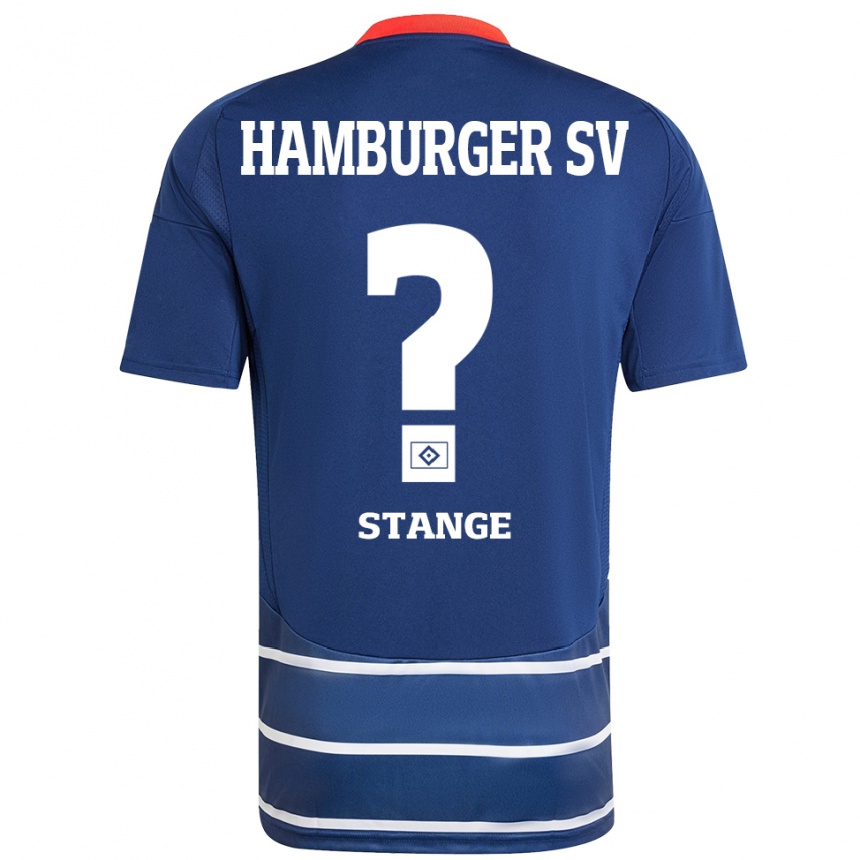 Niño Fútbol Camiseta Tobias Stange #0 Azul Oscuro 2ª Equipación 2024/25 Argentina