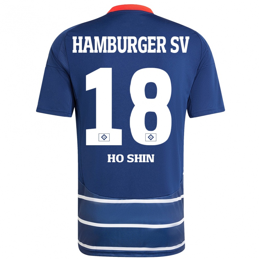 Niño Fútbol Camiseta Jae Ho Shin #18 Azul Oscuro 2ª Equipación 2024/25 Argentina