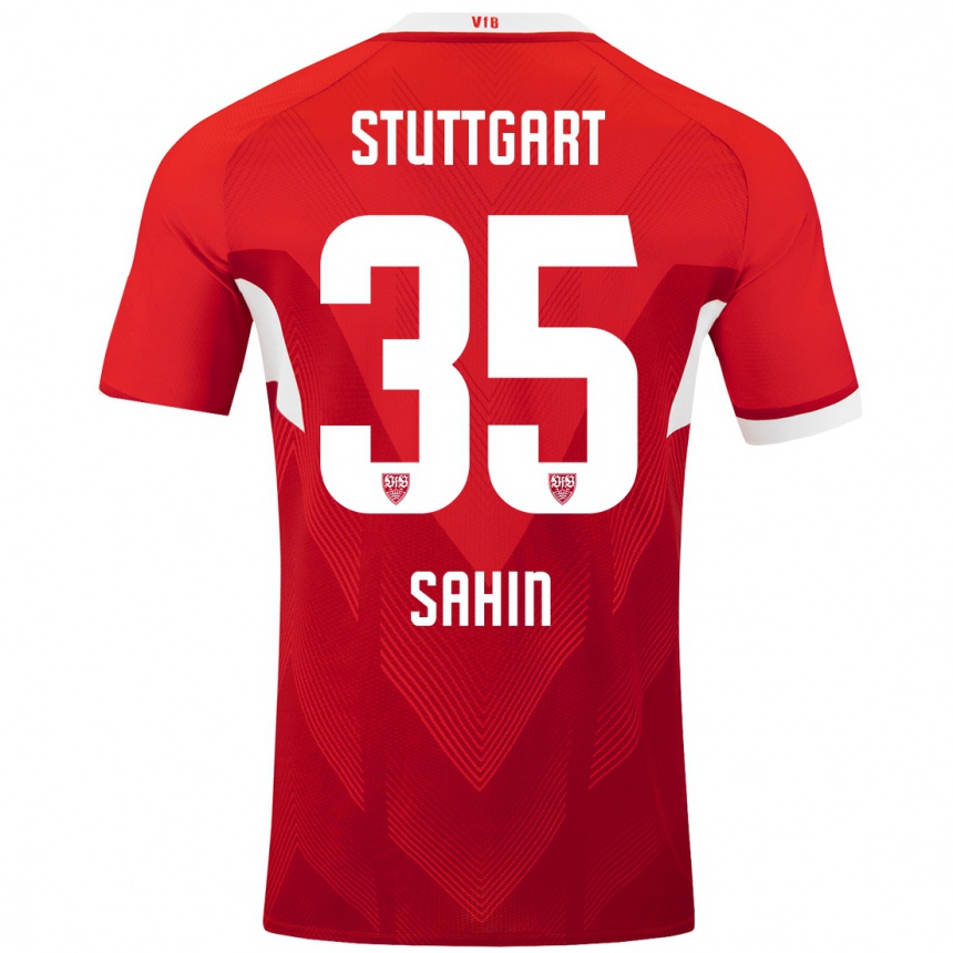 Niño Fútbol Camiseta Mehmet Sahin #35 Rojo Blanco 2ª Equipación 2024/25 Argentina