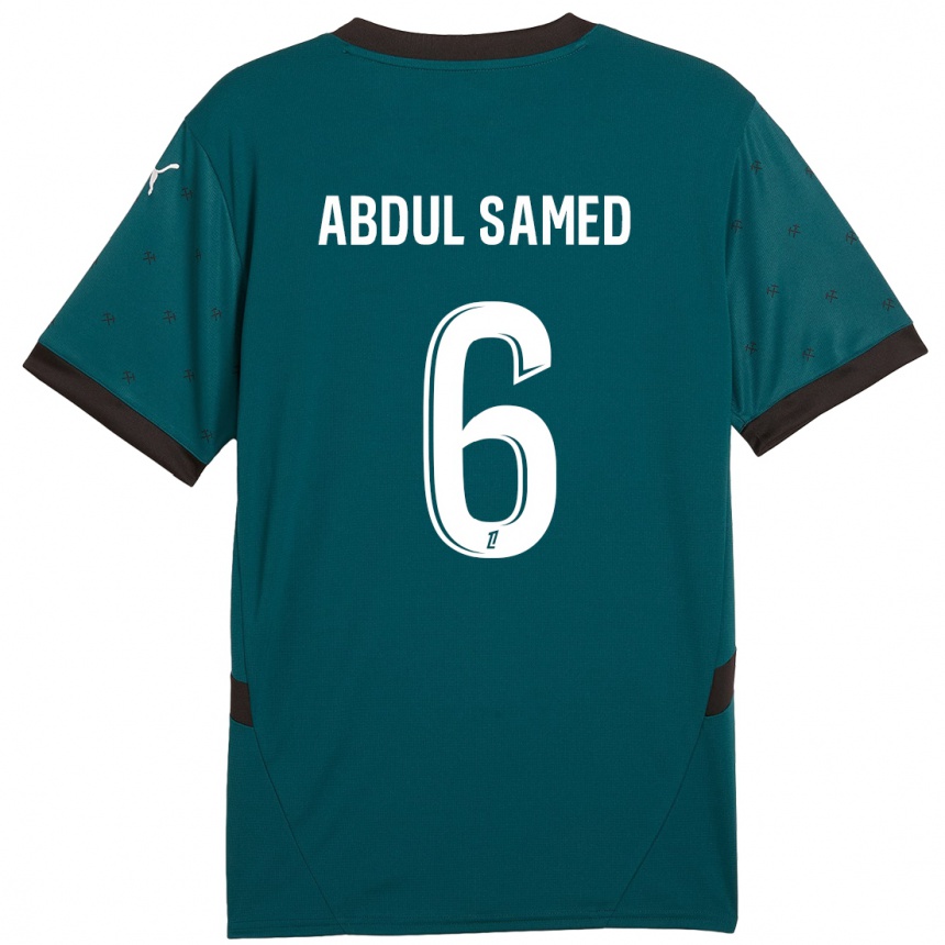 Niño Fútbol Camiseta Salis Abdul Samed #6 Verde Oscuro 2ª Equipación 2024/25 Argentina