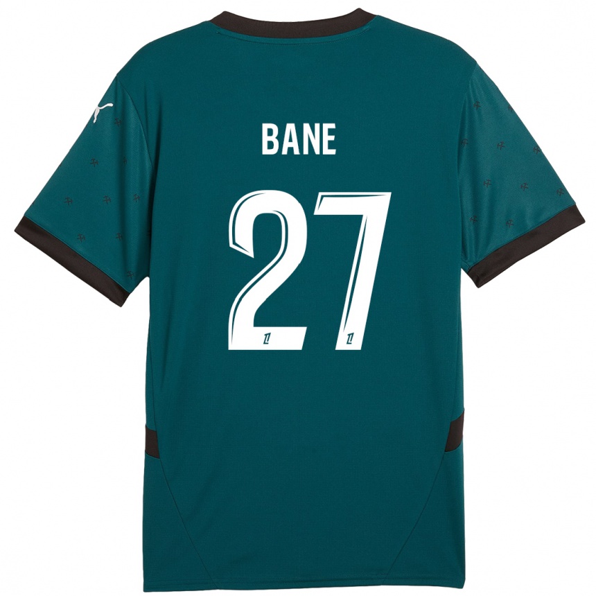 Niño Fútbol Camiseta Sidi Bane #27 Verde Oscuro 2ª Equipación 2024/25 Argentina