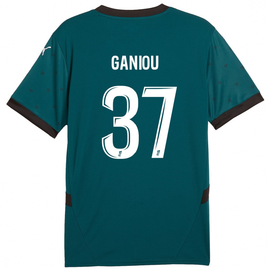 Niño Fútbol Camiseta Ismaëlo Ganiou #37 Verde Oscuro 2ª Equipación 2024/25 Argentina