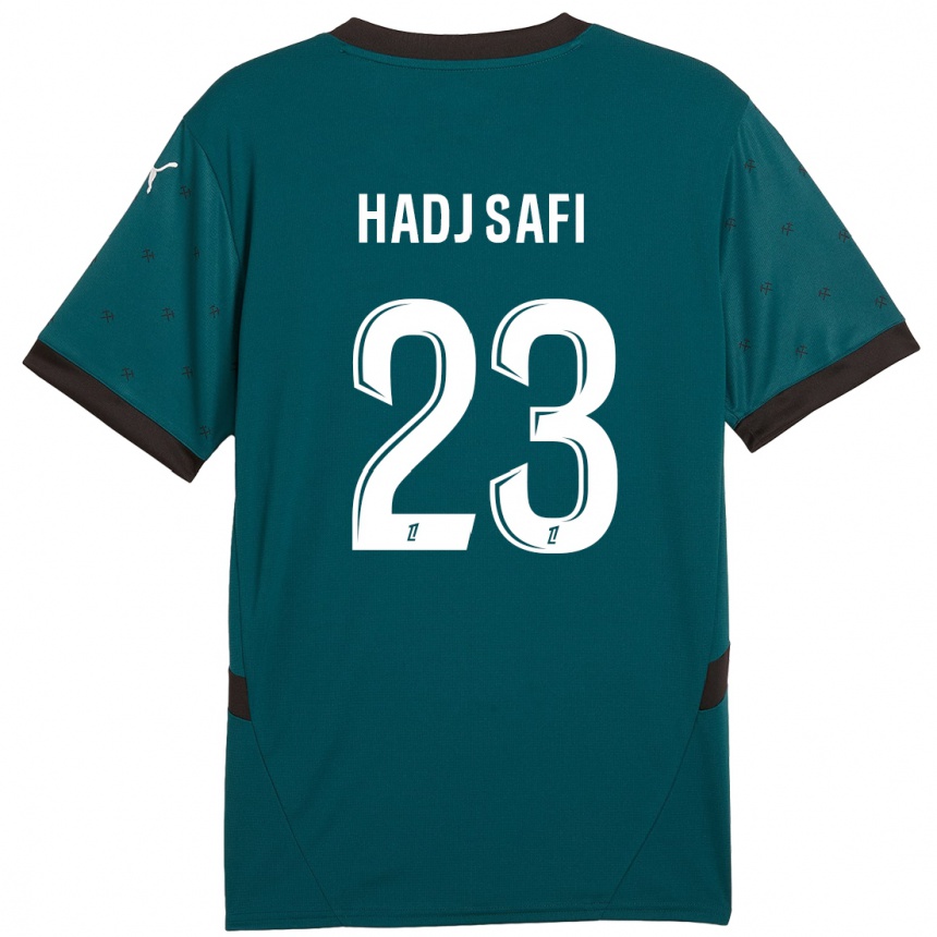 Niño Fútbol Camiseta Souhina Hadj Safi #23 Verde Oscuro 2ª Equipación 2024/25 Argentina