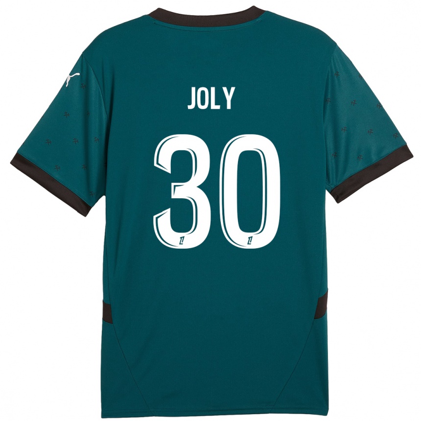 Niño Fútbol Camiseta Blandine Joly #30 Verde Oscuro 2ª Equipación 2024/25 Argentina