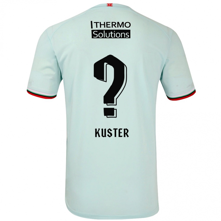 Niño Fútbol Camiseta Harrie Kuster #0 Verde Claro 2ª Equipación 2024/25 Argentina