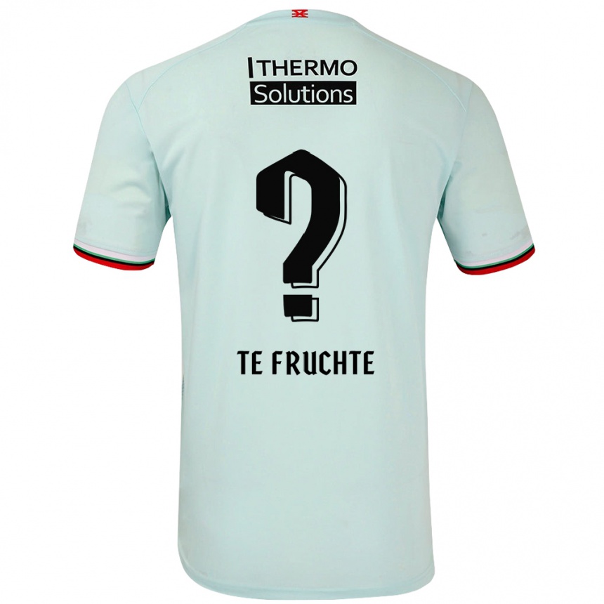 Niño Fútbol Camiseta Jonah Te Fruchte #0 Verde Claro 2ª Equipación 2024/25 Argentina