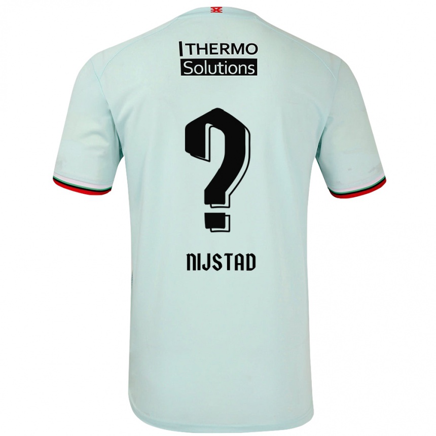 Niño Fútbol Camiseta Ruud Nijstad #0 Verde Claro 2ª Equipación 2024/25 Argentina