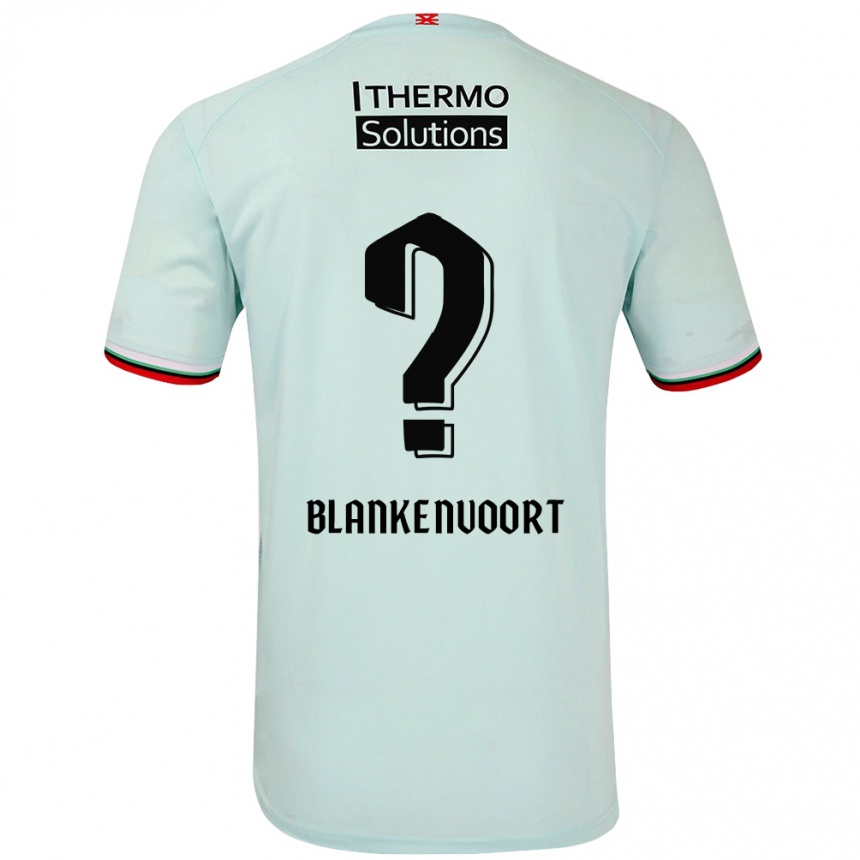 Niño Fútbol Camiseta Rens Blankenvoort #0 Verde Claro 2ª Equipación 2024/25 Argentina