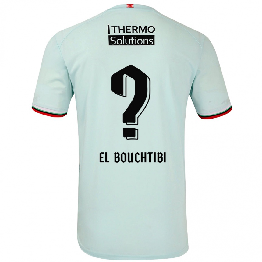 Niño Fútbol Camiseta Ilias El Bouchtibi #0 Verde Claro 2ª Equipación 2024/25 Argentina