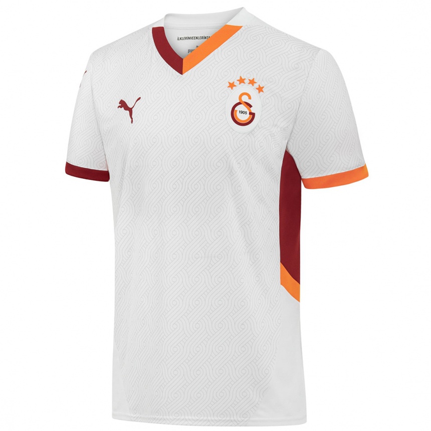 Niño Fútbol Camiseta Victor Nelsson #25 Blanco Amarillo Rojo 2ª Equipación 2024/25 Argentina