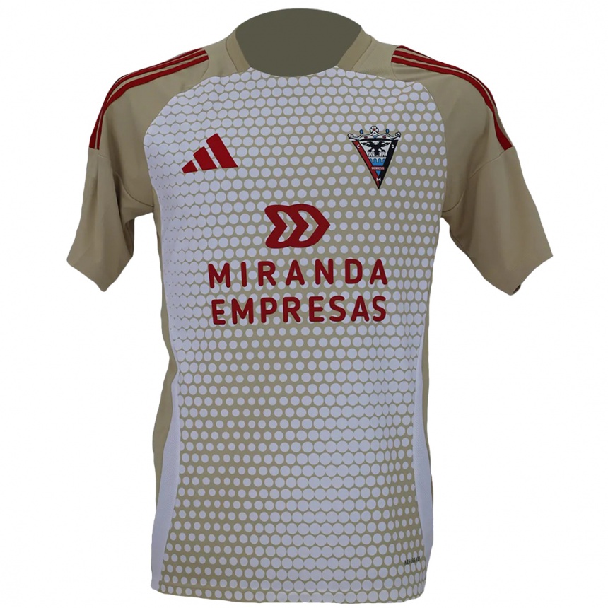 Niño Fútbol Camiseta Manolo Ferreres #5 Marrón Blanco 2ª Equipación 2024/25 Argentina