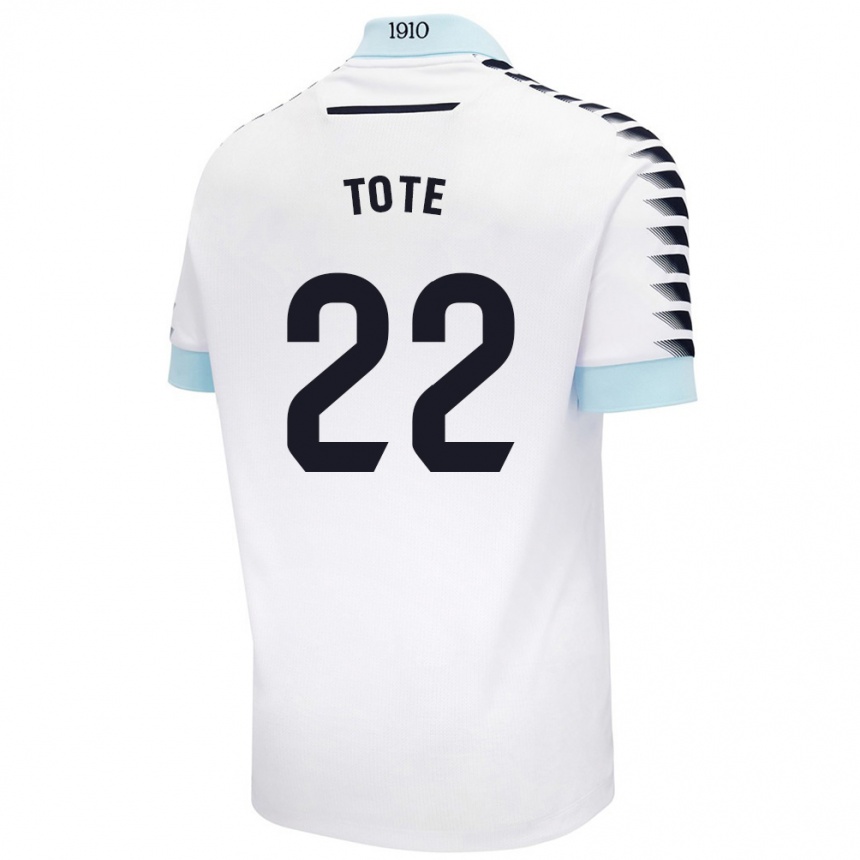 Niño Fútbol Camiseta Tote #22 Blanco Azul 2ª Equipación 2024/25 Argentina