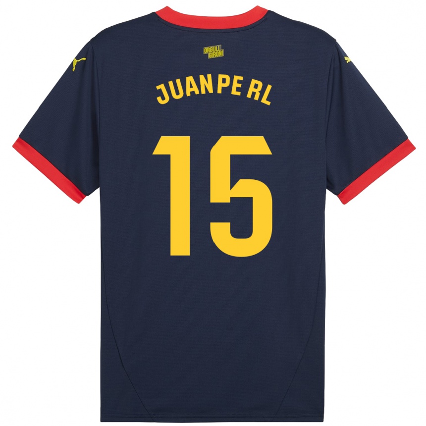 Niño Fútbol Camiseta Juanpe #15 Azul Marino Rojo 2ª Equipación 2024/25 Argentina