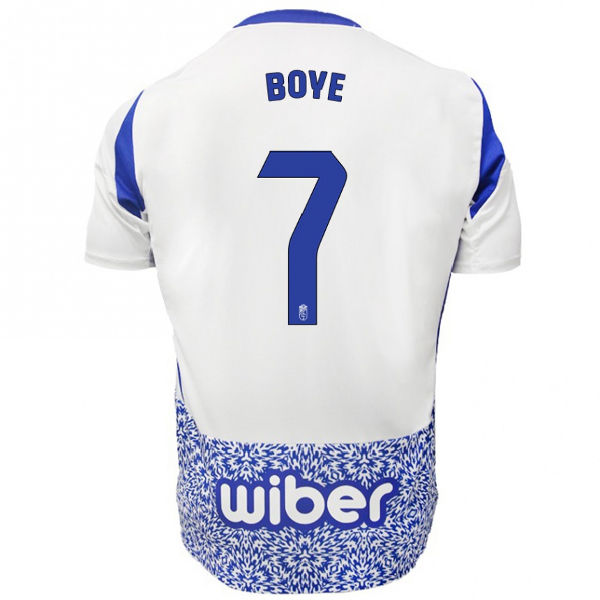 Niño Fútbol Camiseta Lucas Boyé #7 Blanco Azul 2ª Equipación 2024/25 Argentina