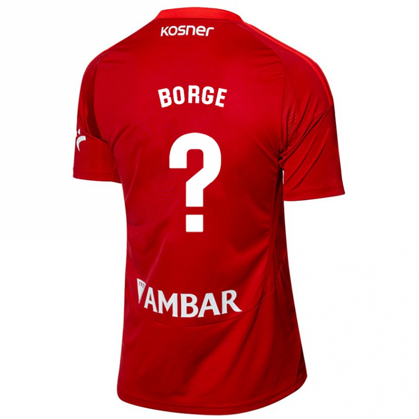 Niño Fútbol Camiseta Andrés Borge #0 Blanco Azul 2ª Equipación 2024/25 Argentina