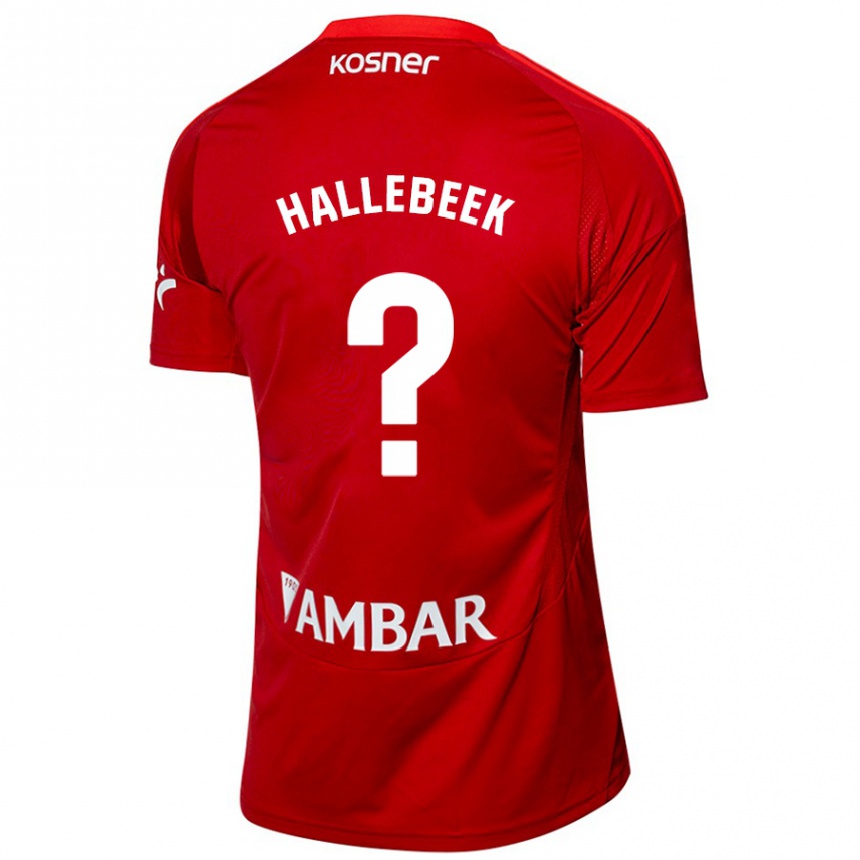 Niño Fútbol Camiseta Boaz Hallebeek #0 Blanco Azul 2ª Equipación 2024/25 Argentina