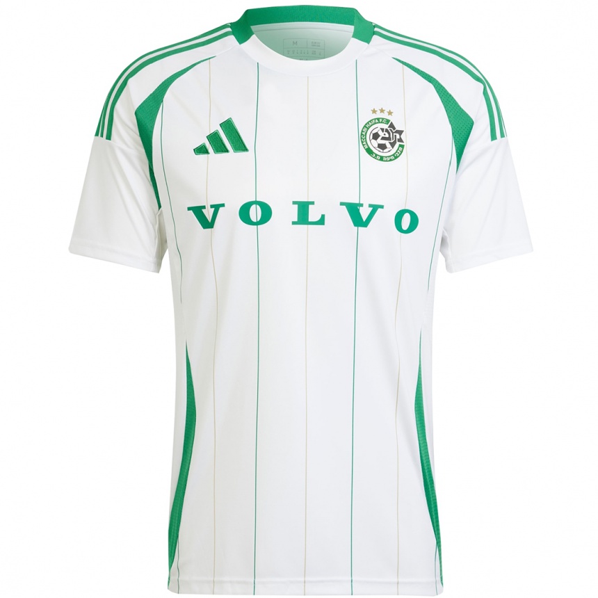 Niño Fútbol Camiseta Itamar Nitzan #16 Blanco Verde 2ª Equipación 2024/25 Argentina