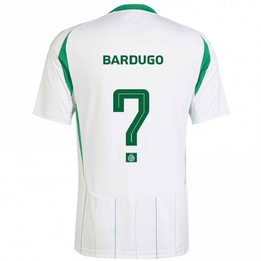 Niño Fútbol Camiseta Ariel Bardugo #0 Blanco Verde 2ª Equipación 2024/25 Argentina