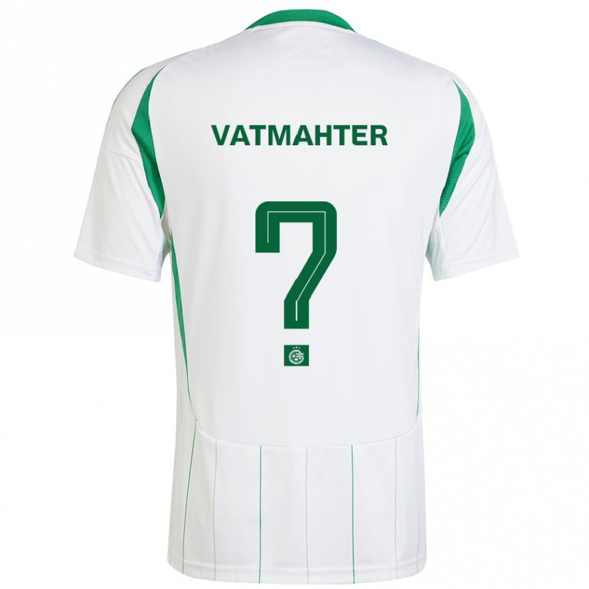 Niño Fútbol Camiseta Liam Vatmahter #0 Blanco Verde 2ª Equipación 2024/25 Argentina