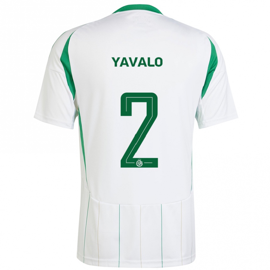 Niño Fútbol Camiseta Gatachao Yavalo #2 Blanco Verde 2ª Equipación 2024/25 Argentina