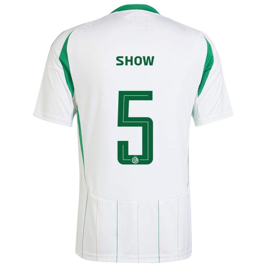 Niño Fútbol Camiseta Show #5 Blanco Verde 2ª Equipación 2024/25 Argentina