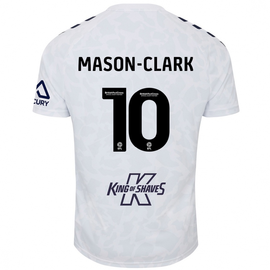 Niño Fútbol Camiseta Ephron Mason-Clark #10 Blanco 2ª Equipación 2024/25 Argentina