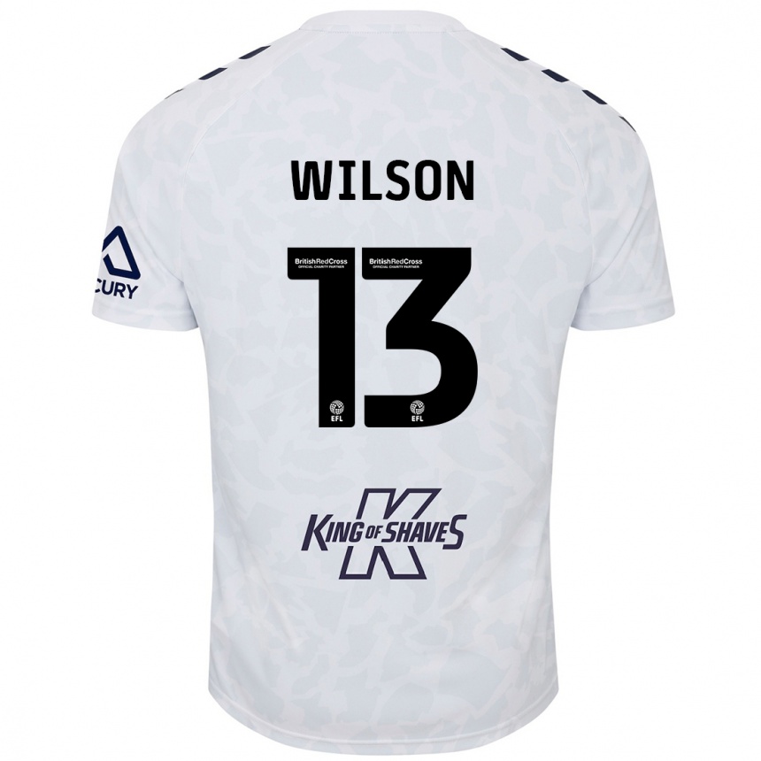 Niño Fútbol Camiseta Ben Wilson #13 Blanco 2ª Equipación 2024/25 Argentina