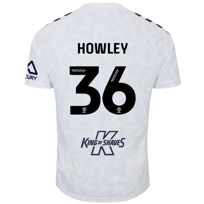 Niño Fútbol Camiseta Ryan Howley #36 Blanco 2ª Equipación 2024/25 Argentina