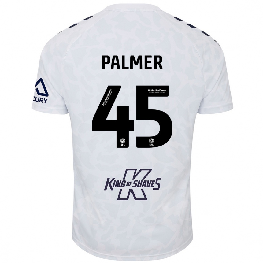 Niño Fútbol Camiseta Kasey Palmer #45 Blanco 2ª Equipación 2024/25 Argentina