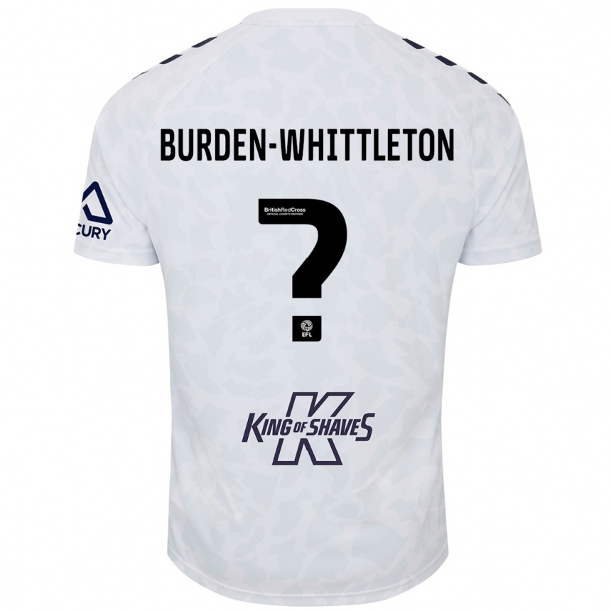 Niño Fútbol Camiseta Charlie Burden-Whittleton #0 Blanco 2ª Equipación 2024/25 Argentina