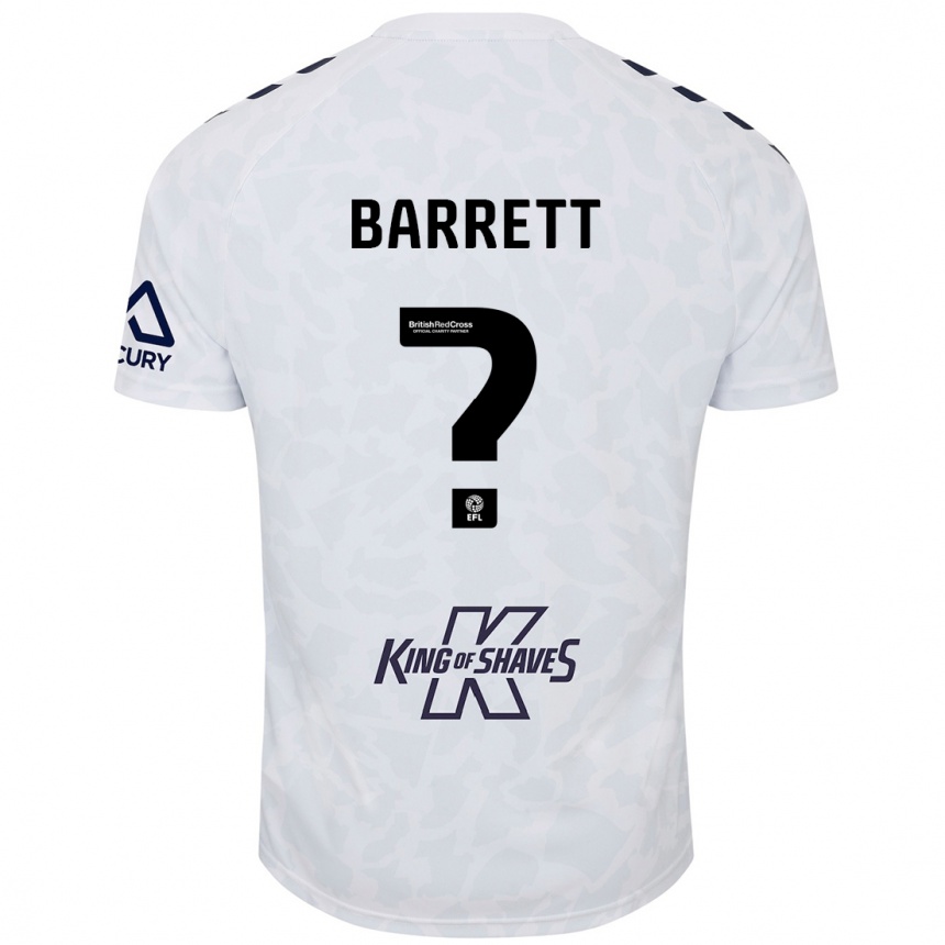 Niño Fútbol Camiseta Marlow Barrett #0 Blanco 2ª Equipación 2024/25 Argentina