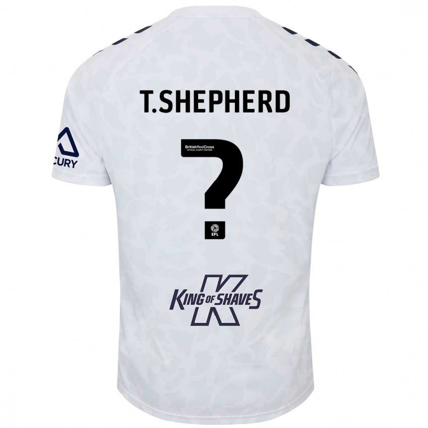 Niño Fútbol Camiseta Talon Shepherd #0 Blanco 2ª Equipación 2024/25 Argentina