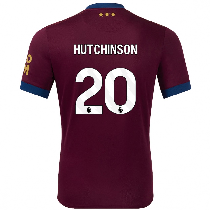 Niño Fútbol Camiseta Omari Hutchinson #20 Marrón 2ª Equipación 2024/25 Argentina