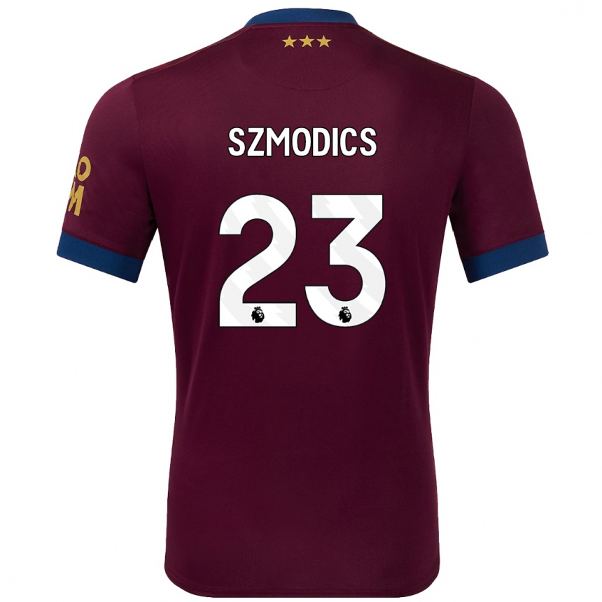 Niño Fútbol Camiseta Sammie Szmodics #23 Marrón 2ª Equipación 2024/25 Argentina