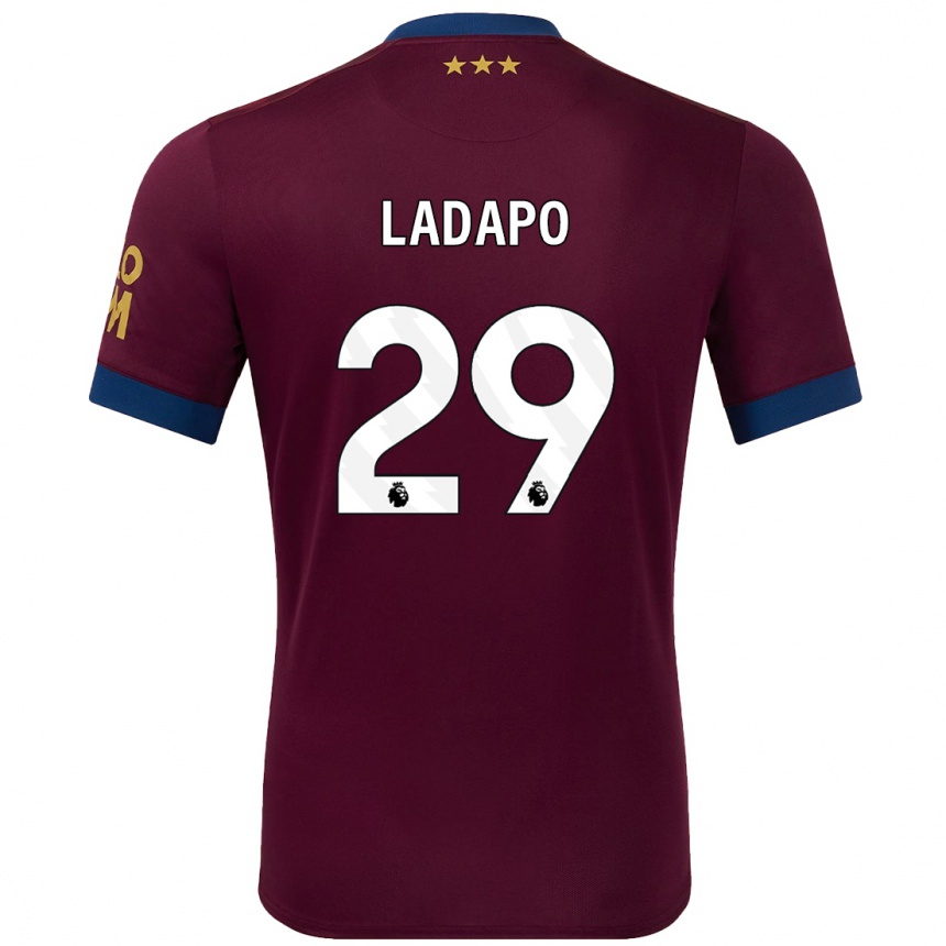 Niño Fútbol Camiseta Freddie Ladapo #29 Marrón 2ª Equipación 2024/25 Argentina