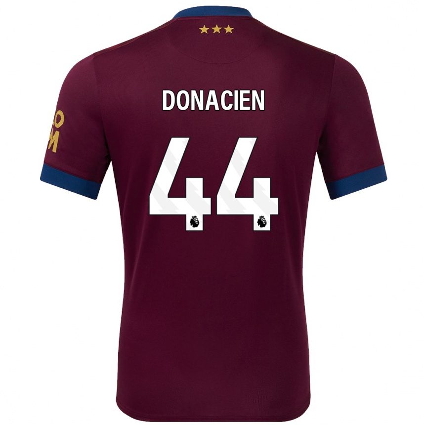 Niño Fútbol Camiseta Janoi Donacien #44 Marrón 2ª Equipación 2024/25 Argentina