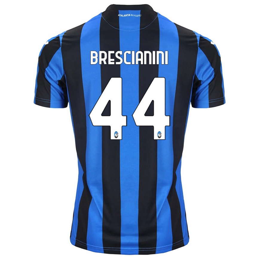 Hombre Fútbol Camiseta Marco Brescianini #44 Azul Negro 1ª Equipación 2024/25 Argentina