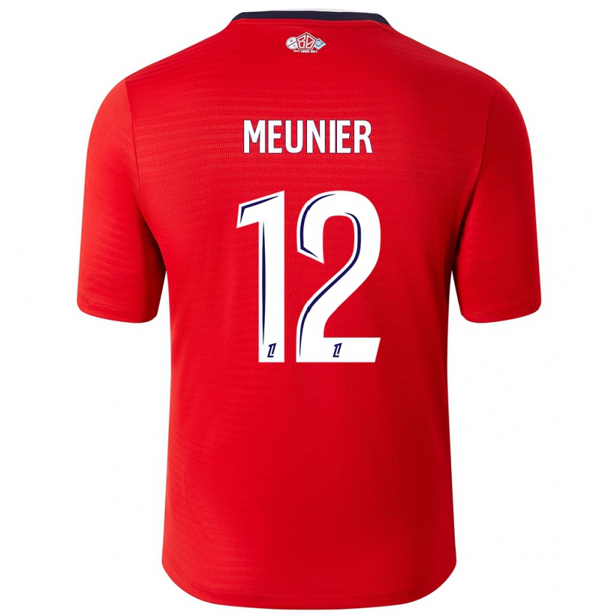 Hombre Fútbol Camiseta Thomas Meunier #12 Rojo Blanco 1ª Equipación 2024/25 Argentina