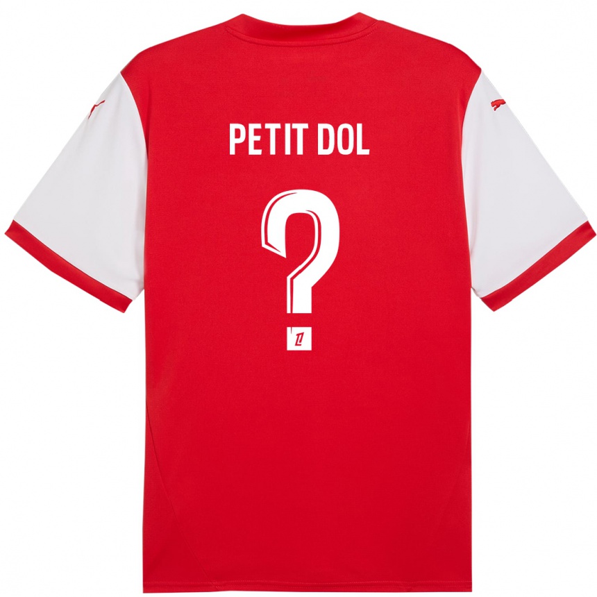 Hombre Fútbol Camiseta Alvin Petit Dol #0 Rojo Blanco 1ª Equipación 2024/25 Argentina