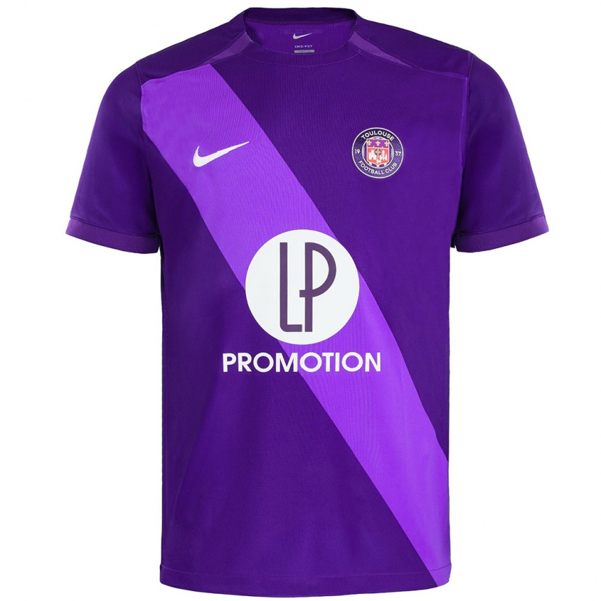 Hombre Fútbol Camiseta Mathys Niflore #0 Morado Blanco 1ª Equipación 2024/25 Argentina