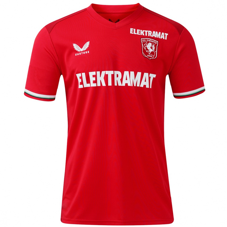 Hombre Fútbol Camiseta Annouk Boshuizen #24 Rojo Blanco 1ª Equipación 2024/25 Argentina