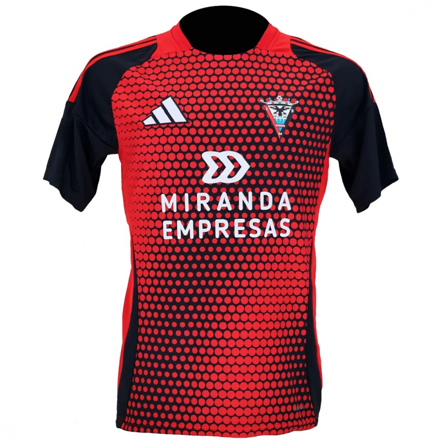 Hombre Fútbol Camiseta Guayo #8 Rojo Negro 1ª Equipación 2024/25 Argentina