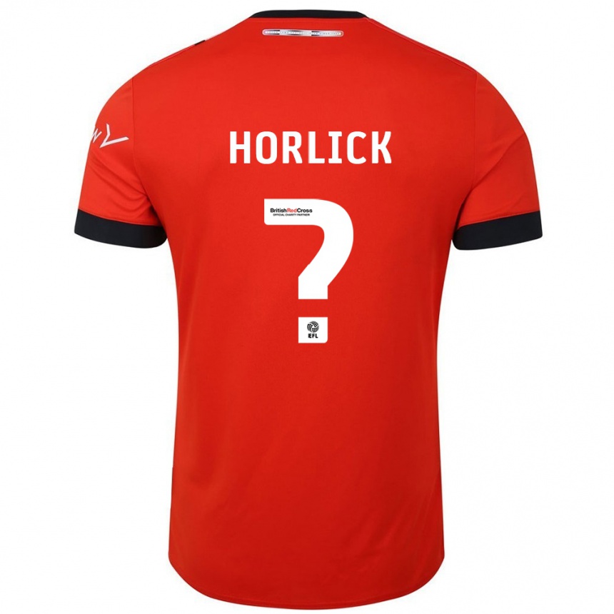 Hombre Fútbol Camiseta Jameson Horlick #0 Naranja Negro 1ª Equipación 2024/25 Argentina