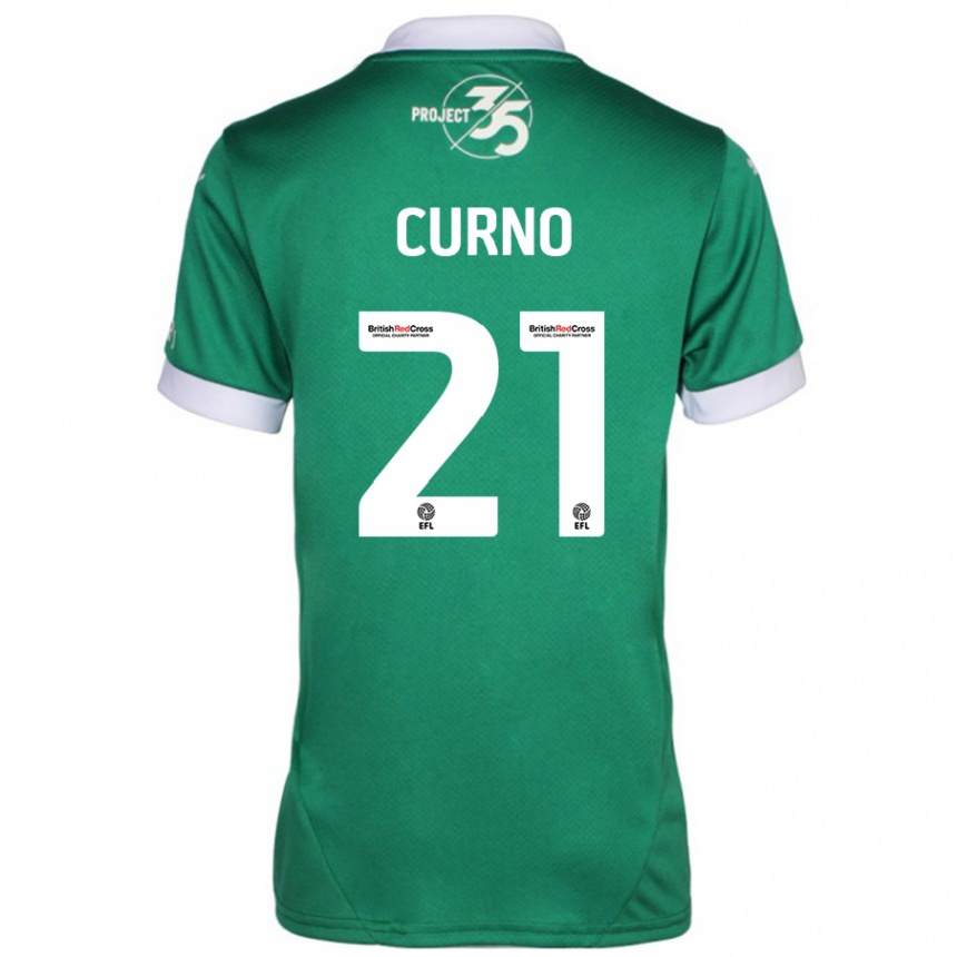 Hombre Fútbol Camiseta Maddi Curno #21 Verde Blanco 1ª Equipación 2024/25 Argentina