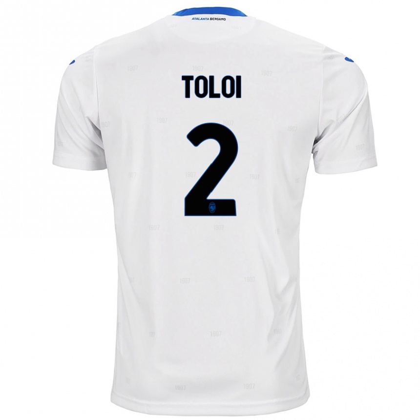 Hombre Fútbol Camiseta Rafael Tolói #2 Blanco 2ª Equipación 2024/25 Argentina