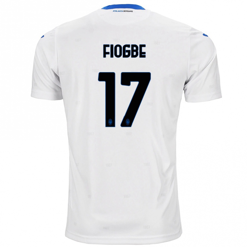 Hombre Fútbol Camiseta Candas Fiogbe #17 Blanco 2ª Equipación 2024/25 Argentina